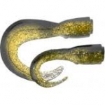 3D Hard Eel Spare Tail 17 cm. Olive Gold